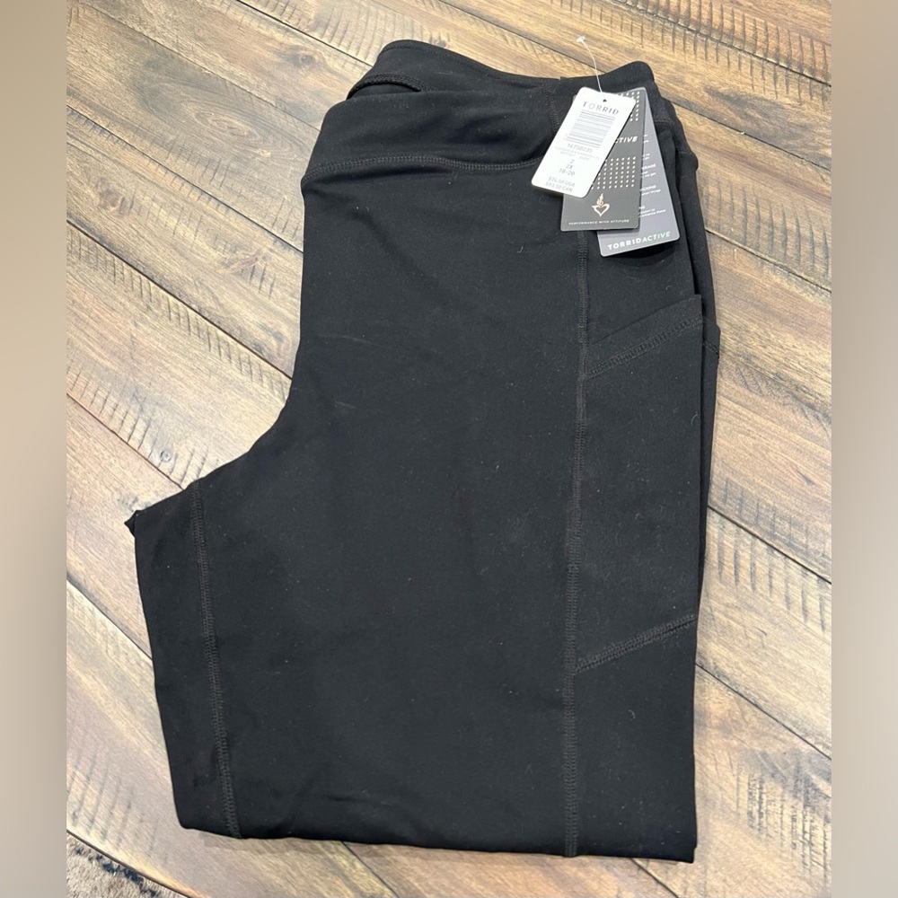 Torrid brand leggings, black, size 18-20